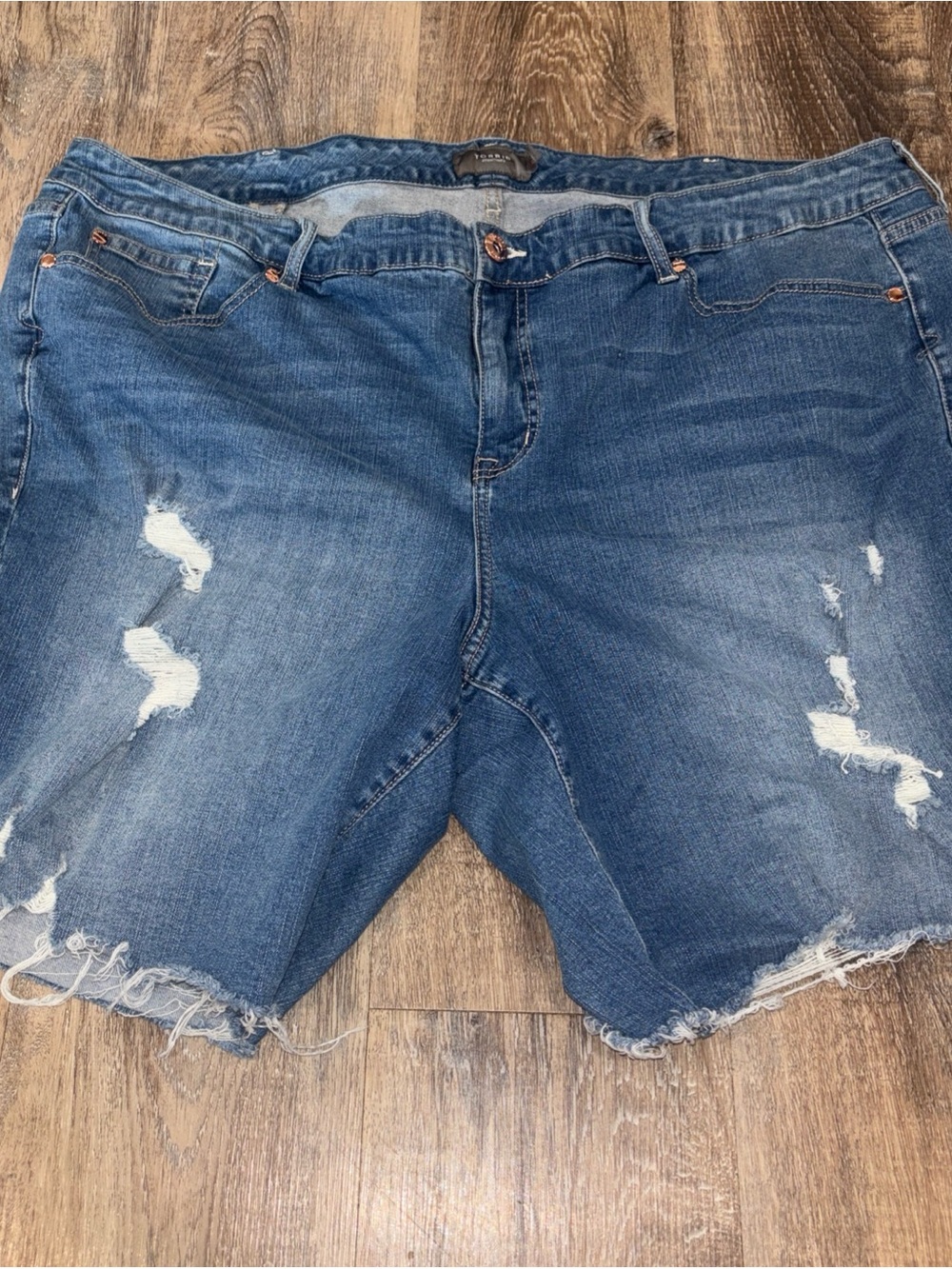 torrid Blue Denim Jean shorts Sz 26